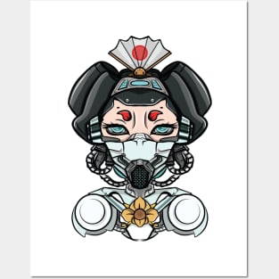 Cyborg Geisha Posters and Art